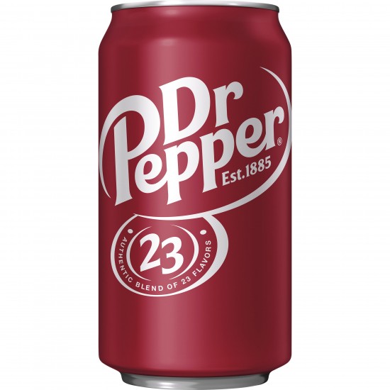 Dr Pepper Soda, 12 fl oz cans, 12 pack