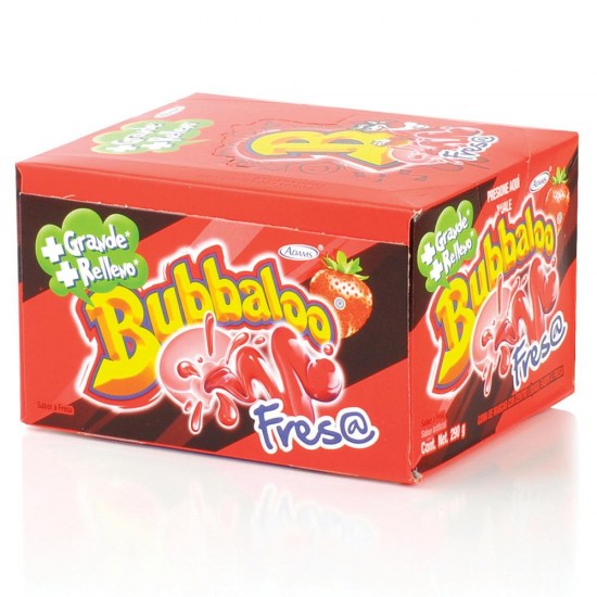 Bubbaloo Chicle Fresa: 290g 50ct