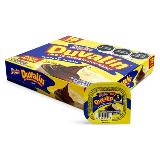 Ricolino Duvalin Avellana Vanilla: 9.52oz 270g 18ct