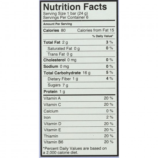 MadeGood Chocolate Chip Granola Bars, 6 Healthy Snack Bars, 0.85 oz Each