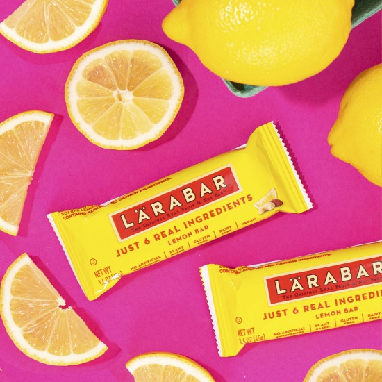 Larabar Lemon Bar, Gluten Free Vegan Fruit & Nut Bar, 1.6 oz Bars, 6 Ct