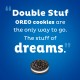 OREO Double Stuf Chocolate Sandwich Cookies, 14.03 oz