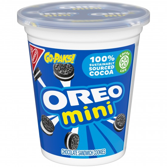 Oreo Mini Chocolate Sandwich Cookies, 3.5 oz Go-Packs