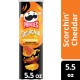 Pringles Scorchin' Cheddar Potato Crisps Chips, 5.5 oz