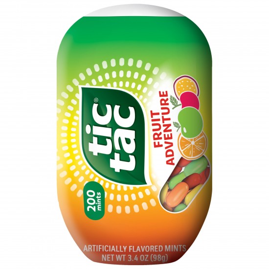 Tic Tac Fruit Adventure Mints, on-the-go Refreshment, 3.4 oz, Single Pack