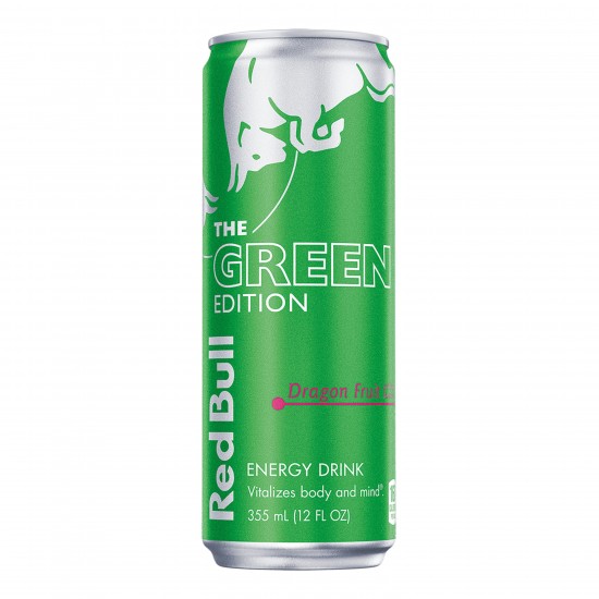 Red Bull Green Edition Dragon Fruit Energy Drink, 12 fl oz Can