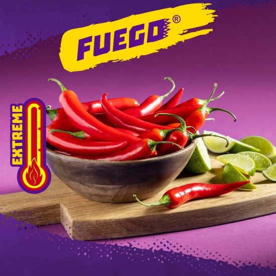 Takis Fuego Rolled Tortilla Chips Hot Chili Pepper & Lime - 1